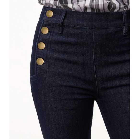 LOFT Denim - LOFT Modern Skinny Sailor Jeans in Dark Rinse Wash